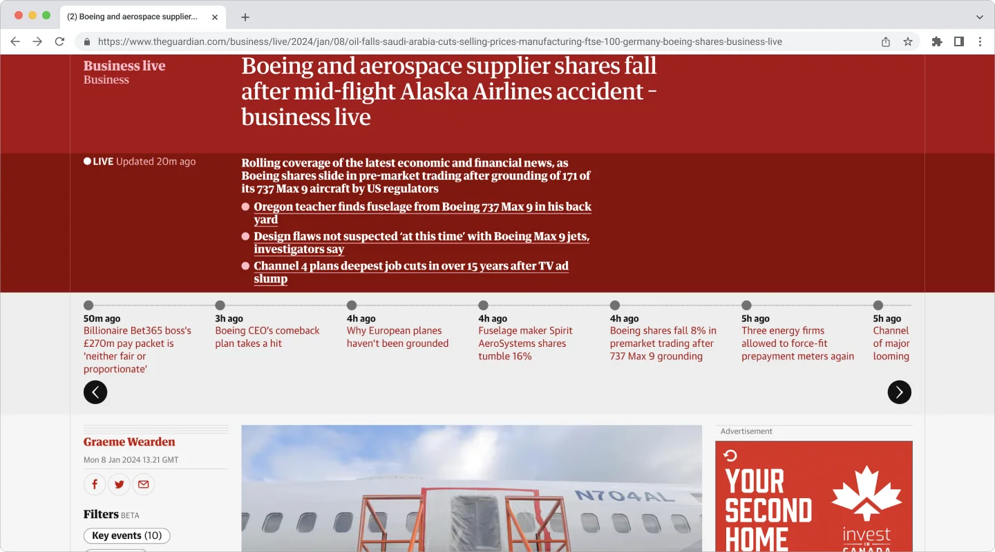 Staying on top of fast-moving news events